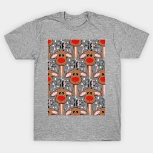 CANDY Cane Reindeer T-Shirt